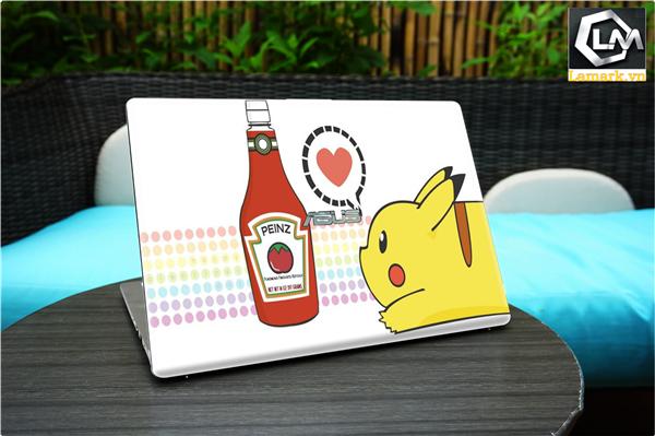 Ảnh đại diện sản phẩm Dán skin laptop pikachu A241